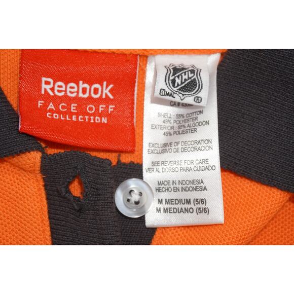 Reebok Anaheim Ducks Girls Polo Dress Orange NHL Face-Off Collection Size 5/6 - Picture 3 of 5